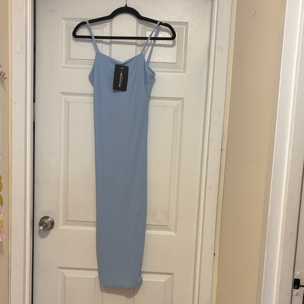 PLT Light Blue Bodycon Dress